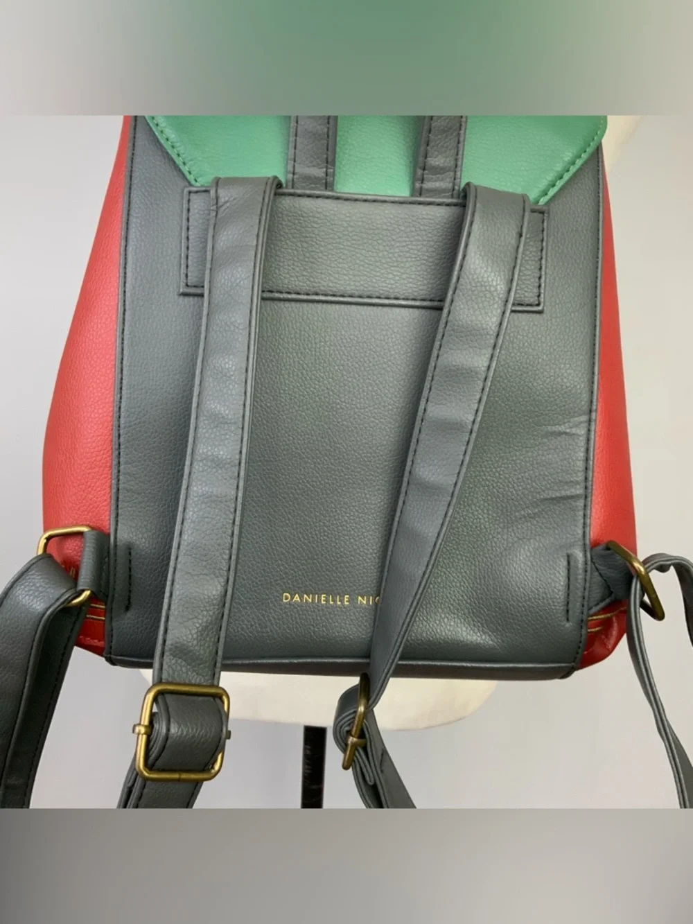 Disney Star Wars X Danielle Nicole Boba Fett Mini Backpack Purse Embroidered - Picture 4 of 7